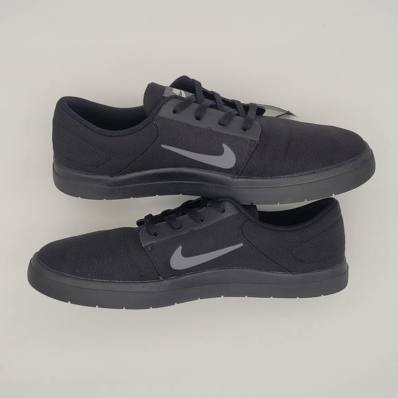 Nike SB Portmore Ultralight Low Men's 10.5 Black Dark Grey - 844445-001 - Picture 4 of 12
